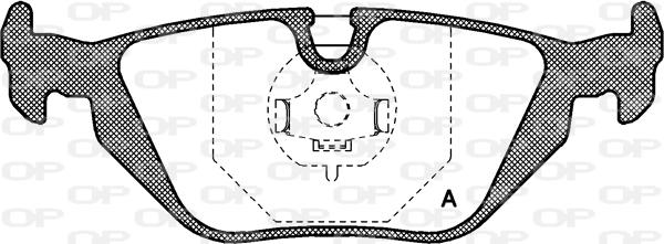 Open Parts BPA0265.30 - Komplet Pločica, disk-kočnica www.molydon.hr