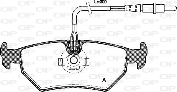 Open Parts BPA0265.32 - Komplet Pločica, disk-kočnica www.molydon.hr