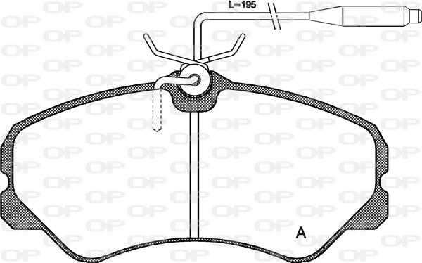 Open Parts BPA0261.02 - Komplet Pločica, disk-kočnica www.molydon.hr