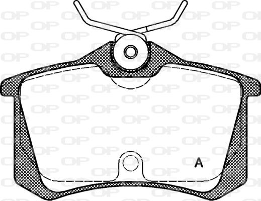 Open Parts BPA0263.20 - Komplet Pločica, disk-kočnica www.molydon.hr