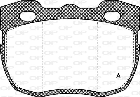 Open Parts BPA0267.00 - Komplet Pločica, disk-kočnica www.molydon.hr