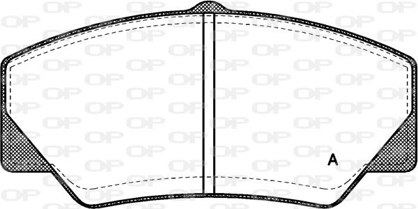 Open Parts BPA0206.00 - Komplet Pločica, disk-kočnica www.molydon.hr