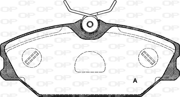 Open Parts BPA0208.00 - Komplet Pločica, disk-kočnica www.molydon.hr