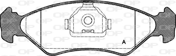 Open Parts BPA0285.10 - Komplet Pločica, disk-kočnica www.molydon.hr