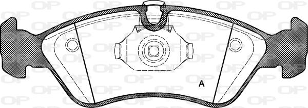 Open Parts BPA0286.50 - Komplet Pločica, disk-kočnica www.molydon.hr