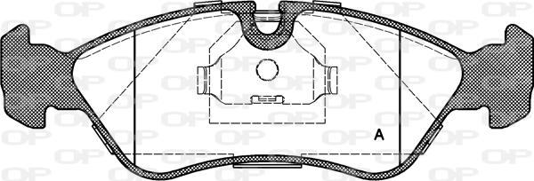 Open Parts BPA0286.30 - Komplet Pločica, disk-kočnica www.molydon.hr