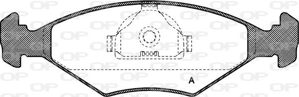 Open Parts BPA0281.10 - Komplet Pločica, disk-kočnica www.molydon.hr