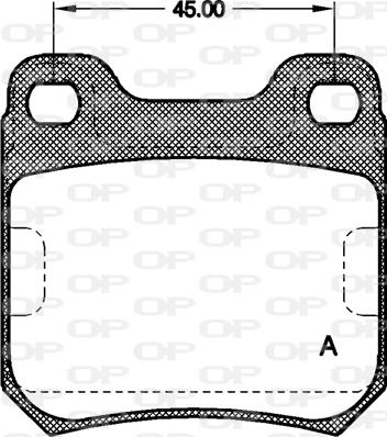 Open Parts BPA0239.40 - Komplet Pločica, disk-kočnica www.molydon.hr