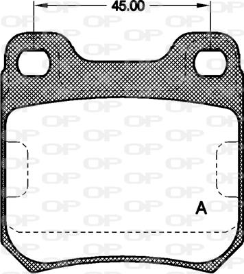 Open Parts BPA0239.00 - Komplet Pločica, disk-kočnica www.molydon.hr