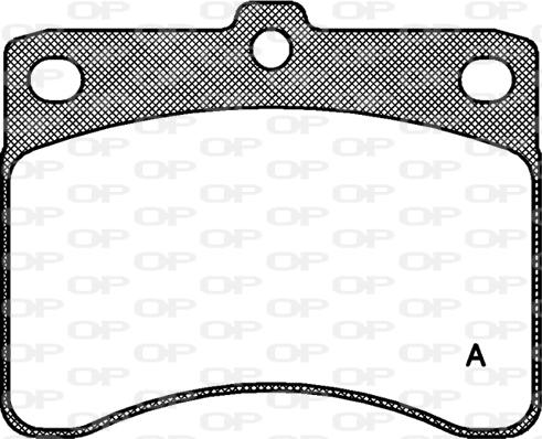 Open Parts BPA0232.00 - Komplet Pločica, disk-kočnica www.molydon.hr