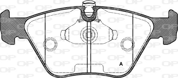 Open Parts BPA0270.15 - Komplet Pločica, disk-kočnica www.molydon.hr