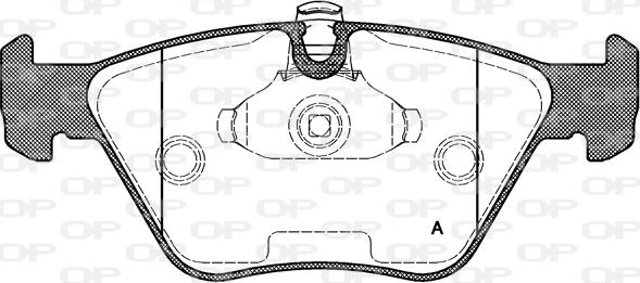 Open Parts BPA0270.25 - Komplet Pločica, disk-kočnica www.molydon.hr