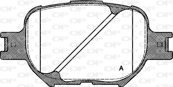 Open Parts BPA0742.00 - Komplet Pločica, disk-kočnica www.molydon.hr