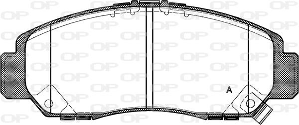 Open Parts BPA0747.12 - Komplet Pločica, disk-kočnica www.molydon.hr