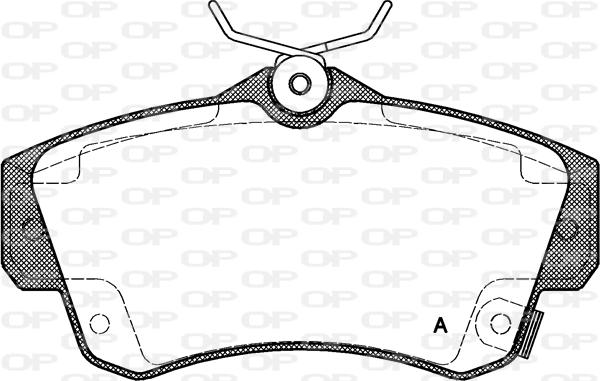 Open Parts BPA0753.02 - Komplet Pločica, disk-kočnica www.molydon.hr