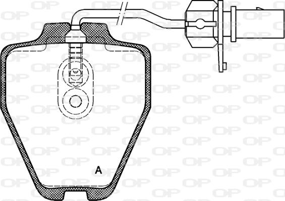 Open Parts BPA0752.02 - Komplet Pločica, disk-kočnica www.molydon.hr