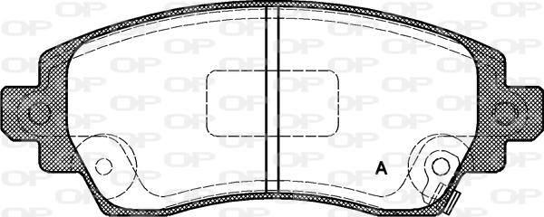 Open Parts BPA0716.02 - Komplet Pločica, disk-kočnica www.molydon.hr