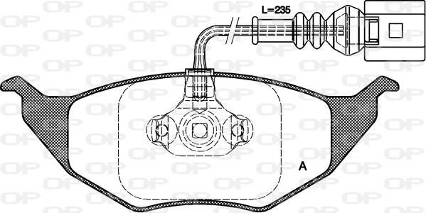 BOSCH 986424632 - Komplet Pločica, disk-kočnica www.molydon.hr