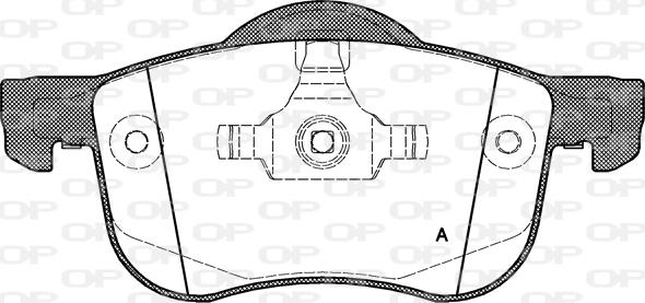 Open Parts BPA0713.00 - Komplet Pločica, disk-kočnica www.molydon.hr
