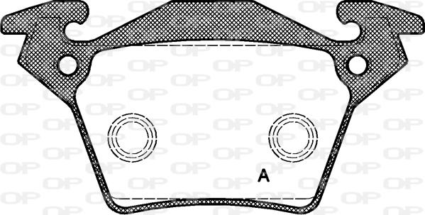 Open Parts BPA0717.00 - Komplet Pločica, disk-kočnica www.molydon.hr