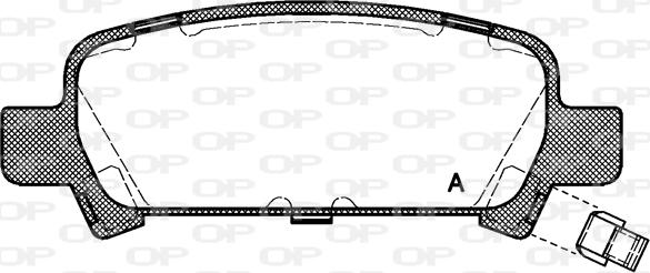 Open Parts BPA0729.02 - Komplet Pločica, disk-kočnica www.molydon.hr