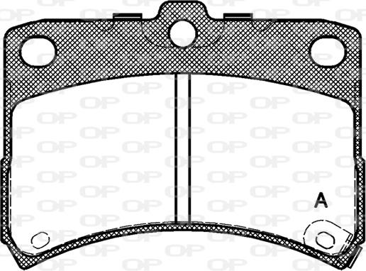 Open Parts BPA0723.02 - Komplet Pločica, disk-kočnica www.molydon.hr