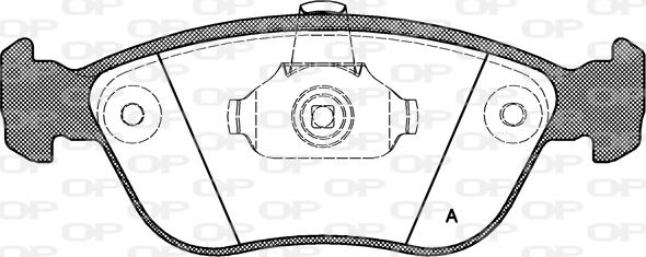 Open Parts BPA0722.00 - Komplet Pločica, disk-kočnica www.molydon.hr