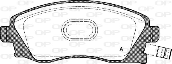 Open Parts BPA0774.12 - Komplet Pločica, disk-kočnica www.molydon.hr