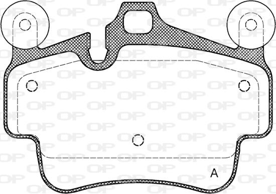 Open Parts BPA0773.20 - Komplet Pločica, disk-kočnica www.molydon.hr