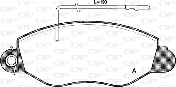 Open Parts BPA0772.22 - Komplet Pločica, disk-kočnica www.molydon.hr