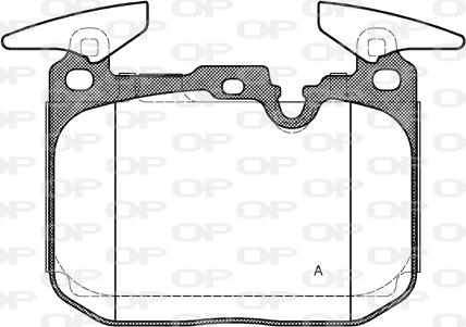 Open Parts BPA1491.00 - Komplet Pločica, disk-kočnica www.molydon.hr