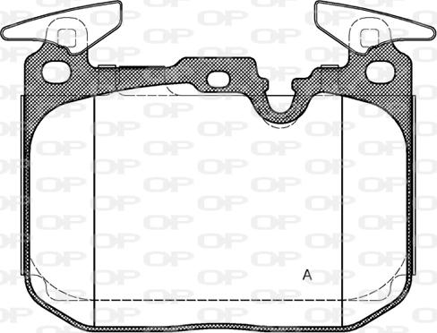 Open Parts BPA1491.10 - Komplet Pločica, disk-kočnica www.molydon.hr