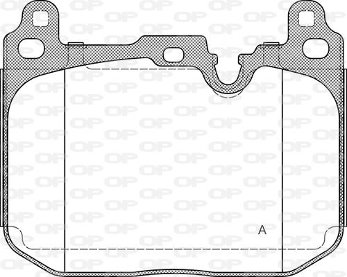 Open Parts BPA1491.20 - Komplet Pločica, disk-kočnica www.molydon.hr