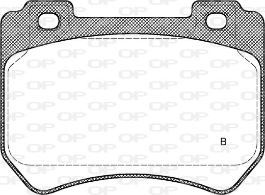 Open Parts BPA1444.01 - Komplet Pločica, disk-kočnica www.molydon.hr