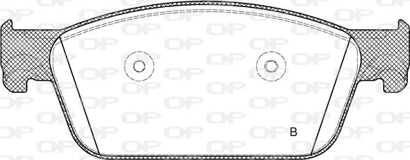 Open Parts BPA1440.01 - Komplet Pločica, disk-kočnica www.molydon.hr