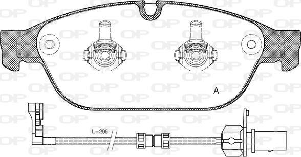 Open Parts BPA1441.02 - Komplet Pločica, disk-kočnica www.molydon.hr