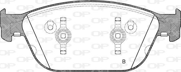 Open Parts BPA1443.02 - Komplet Pločica, disk-kočnica www.molydon.hr