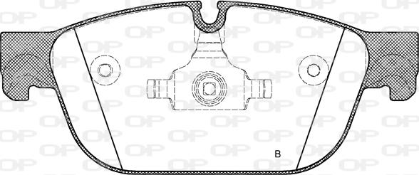Open Parts BPA1451.01 - Komplet Pločica, disk-kočnica www.molydon.hr