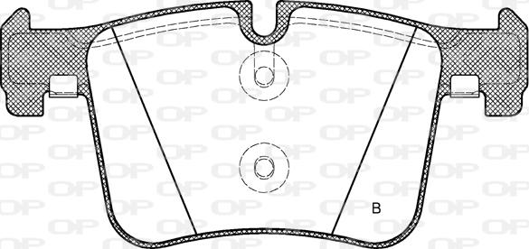 Open Parts BPA1457.00 - Komplet Pločica, disk-kočnica www.molydon.hr