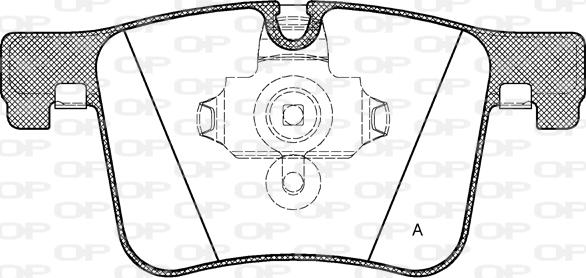 Open Parts BPA1457.00 - Komplet Pločica, disk-kočnica www.molydon.hr