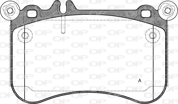 Open Parts BPA1465.00 - Komplet Pločica, disk-kočnica www.molydon.hr