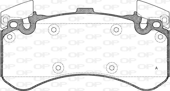 Open Parts BPA1463.00 - Komplet Pločica, disk-kočnica www.molydon.hr