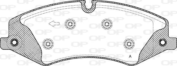 Open Parts BPA1409.10 - Komplet Pločica, disk-kočnica www.molydon.hr