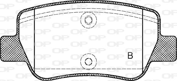 Open Parts BPA1403.02 - Komplet Pločica, disk-kočnica www.molydon.hr