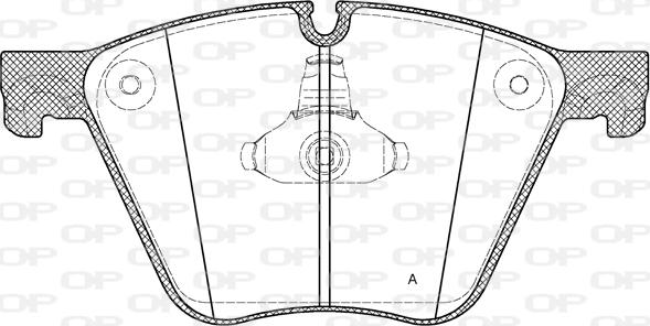 Open Parts BPA1419.00 - Komplet Pločica, disk-kočnica www.molydon.hr