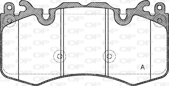 Open Parts BPA1410.00 - Komplet Pločica, disk-kočnica www.molydon.hr