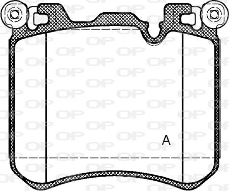 Open Parts BPA1413.00 - Komplet Pločica, disk-kočnica www.molydon.hr