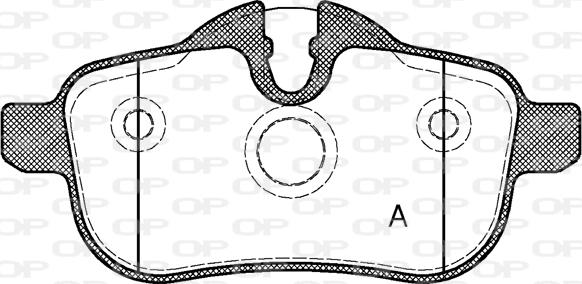 Open Parts BPA1417.00 - Komplet Pločica, disk-kočnica www.molydon.hr