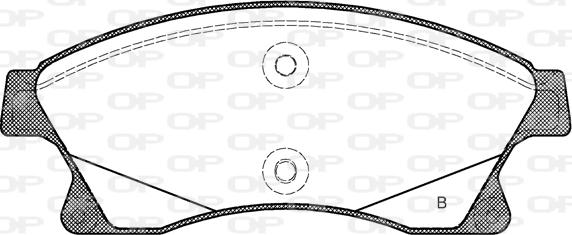 Open Parts BPA1431.12 - Komplet Pločica, disk-kočnica www.molydon.hr