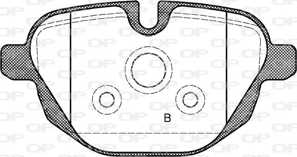 Open Parts BPA1421.00 - Komplet Pločica, disk-kočnica www.molydon.hr